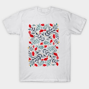 Magical garden - gray and red T-Shirt